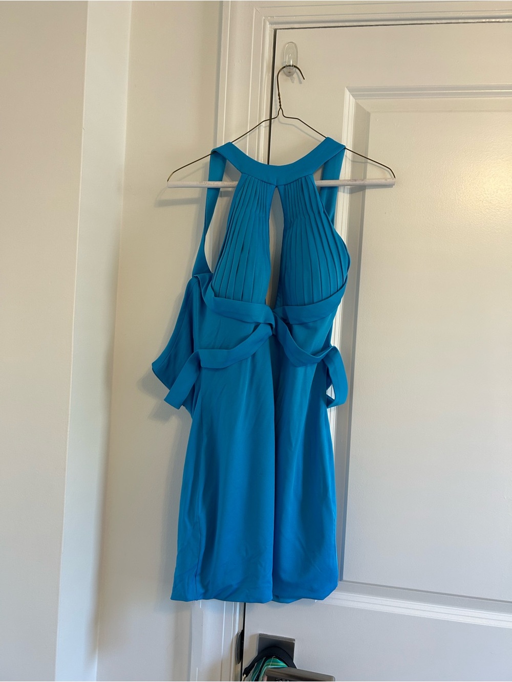 Blue Margo-Robbie wolf of Wall Street dress